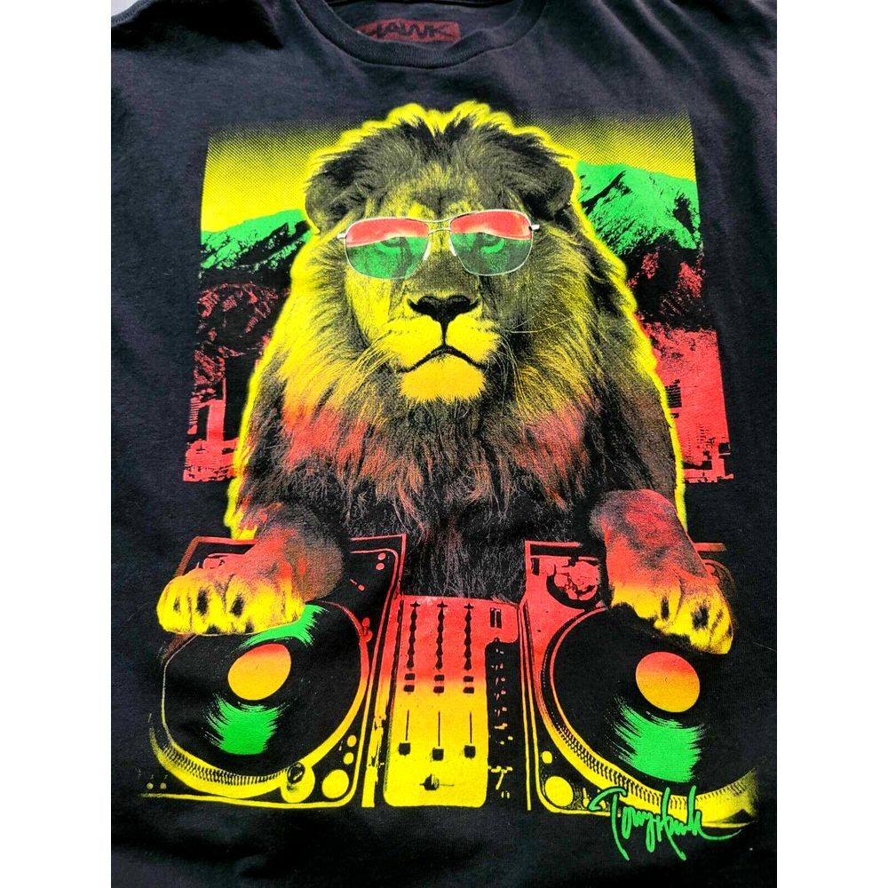 Tony Hawk Large Lion Sunglasses Signature Multicolor Black Jammin Boombox Skater